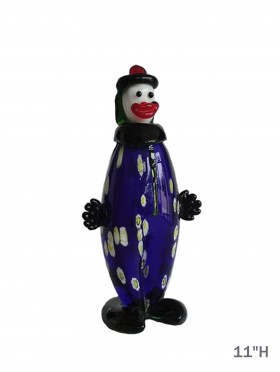 Hand-blown Glass Clown 